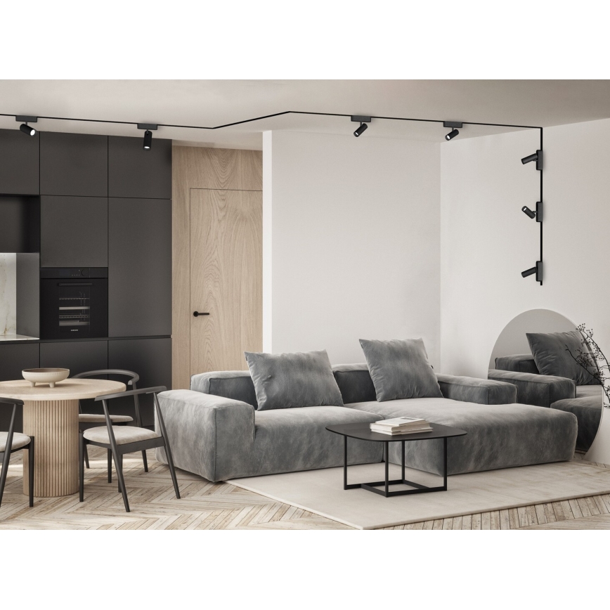 Rabalux - LED Faretto dimmerabile per sistema a binario monofase LED/5W/24V 2700-5500K Wi-Fi Tuya nero