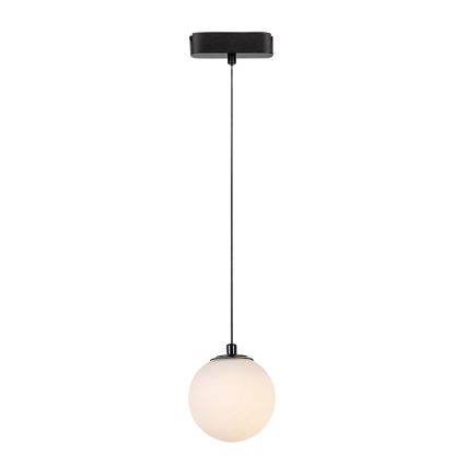 Rabalux - Lampadario a sospensione con filo LED dimmerabile per sistema ferroviario monofase LED/5W/24V 2700-5500K Wi-Fi Tuya nero
