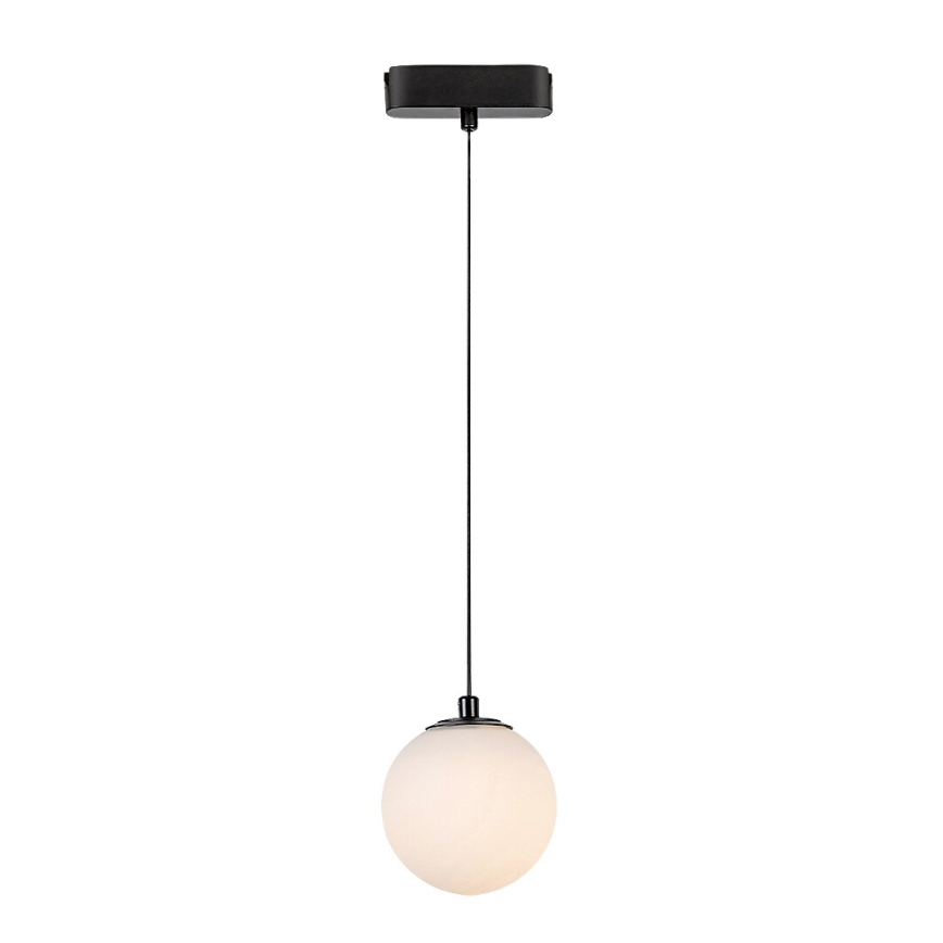Rabalux - Lampadario a sospensione con filo LED dimmerabile per sistema ferroviario monofase LED/5W/24V 2700-5500K Wi-Fi Tuya nero