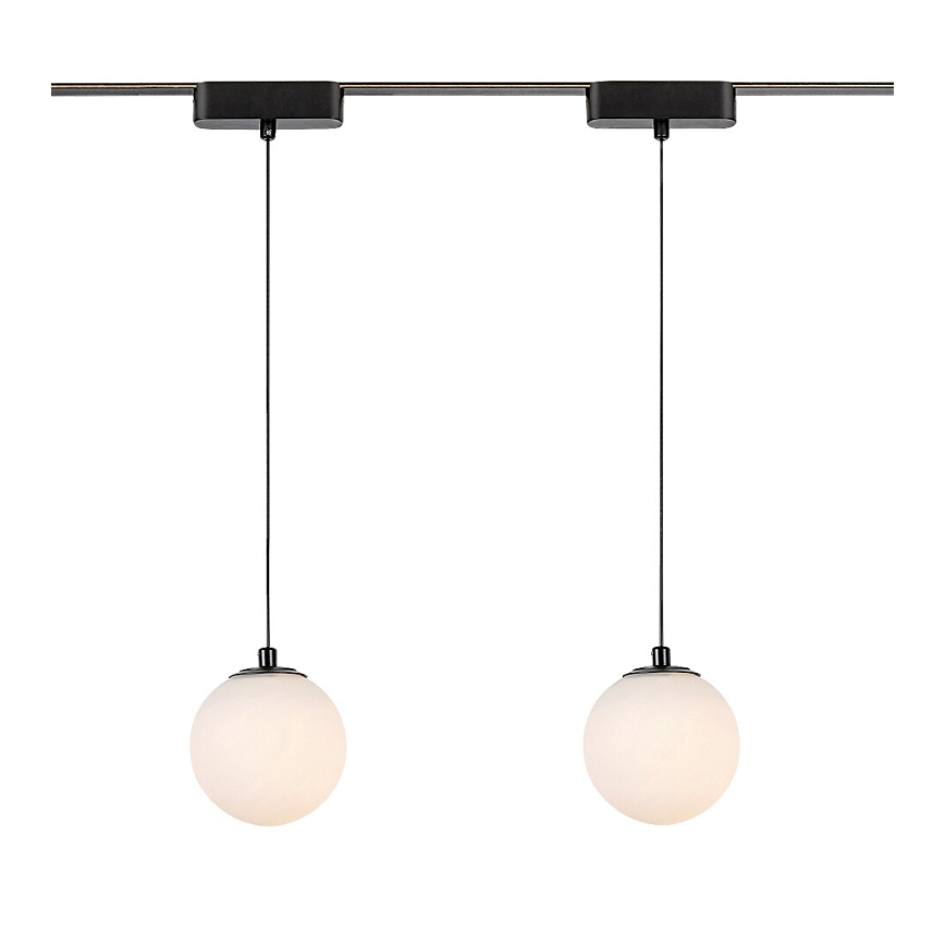 Rabalux - Lampadario a sospensione con filo LED dimmerabile per sistema ferroviario monofase LED/5W/24V 2700-5500K Wi-Fi Tuya nero