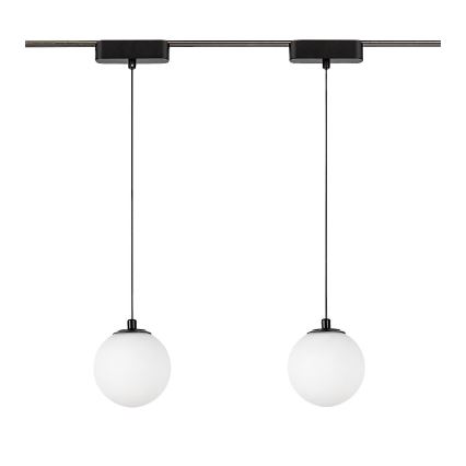 Rabalux - Lampadario a sospensione con filo LED dimmerabile per sistema ferroviario monofase LED/5W/24V 2700-5500K Wi-Fi Tuya nero