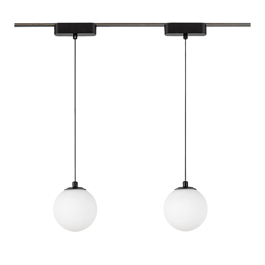 Rabalux - Lampadario a sospensione con filo LED dimmerabile per sistema ferroviario monofase LED/5W/24V 2700-5500K Wi-Fi Tuya nero