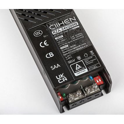 Rabalux - Alimentazione da incasso per le luci del sistema ferroviario 200W/24V
