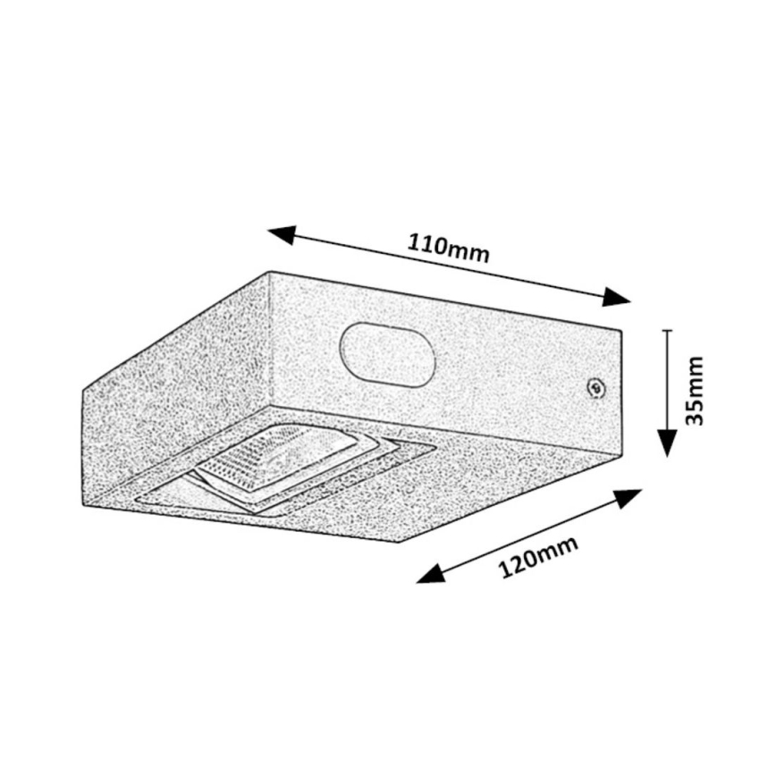 Rabalux - Applique da esterno a LED LED/7W/230V IP65