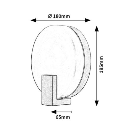 Rabalux - Lampada da parete LED da esterno LED/10W/230V IP44