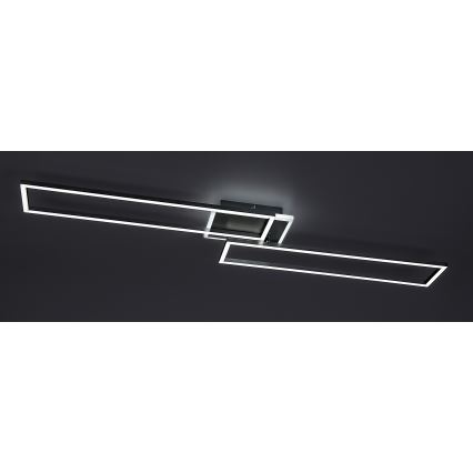 Rabalux - Plafoniera LED dimmerabile LED/40W/230V 2700-6500K Wi-Fi Tuya cromo opaco + telecomando 25x110 cm