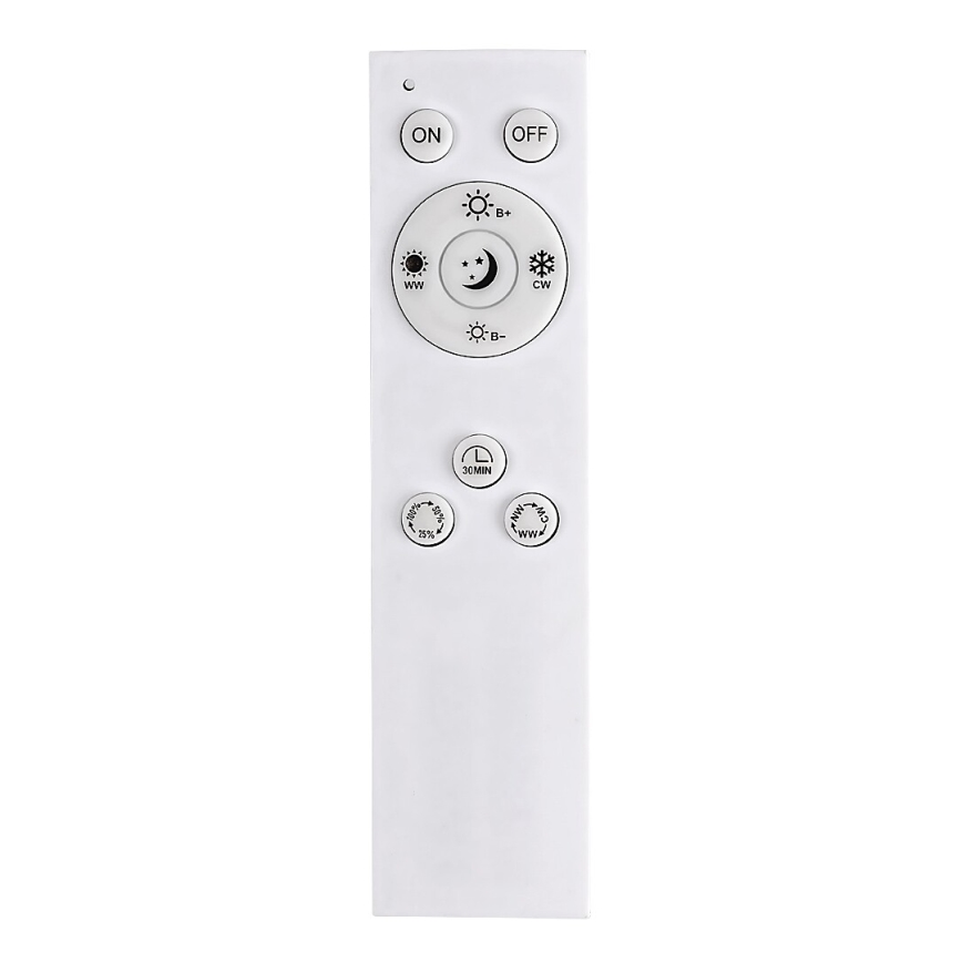 Rabalux - Plafoniera LED dimmerabile LED/40W/230V 2700-6500K Wi-Fi Tuya cromo opaco + telecomando 25x110 cm
