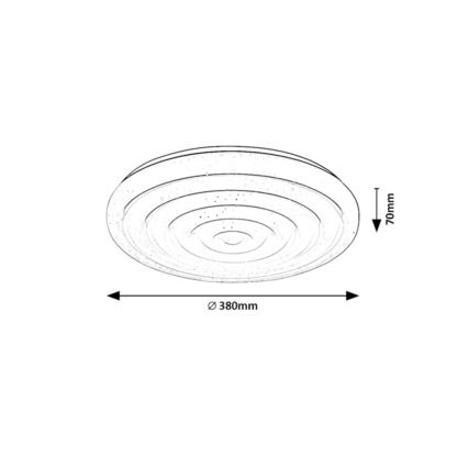 Rabalux - Plafoniera LED LED/24W/230V 4000K