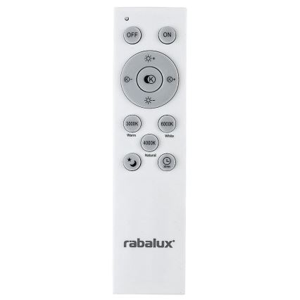 Rabalux - Plafoniera LED dimmerabile LED/60W/230V 3000-6000K + telecomando