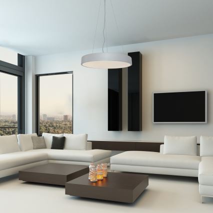 Rabalux - Lampadario LED a cavo LED/36W/230V 4000K argento