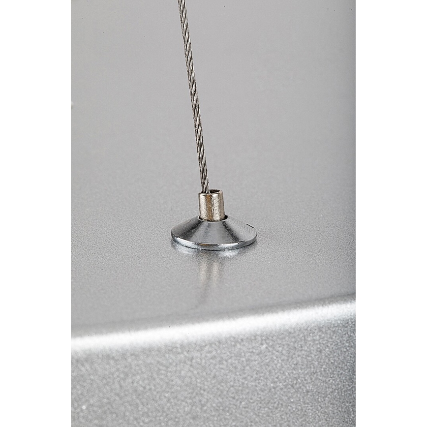 Rabalux - Lampadario LED a cavo LED/36W/230V 4000K argento