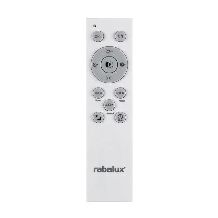 Rabalux - Lampadario LED dimmerabile su una stringa LED/60W/230V argento 3000-6000K + telecomando