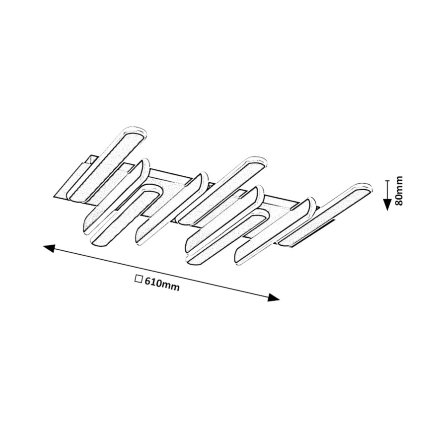 Rabalux - Plafoniera LED LED/46W/230V 3000/4000K