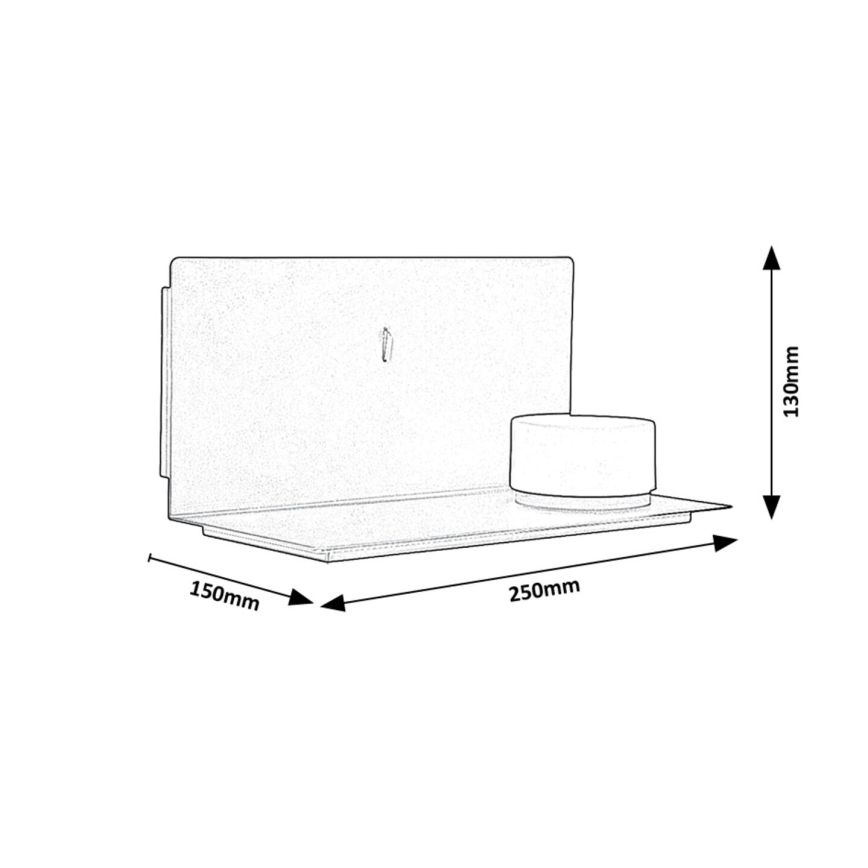 Rabalux - LED Applique con mensola e USB portem LED/6W/230V 3000K