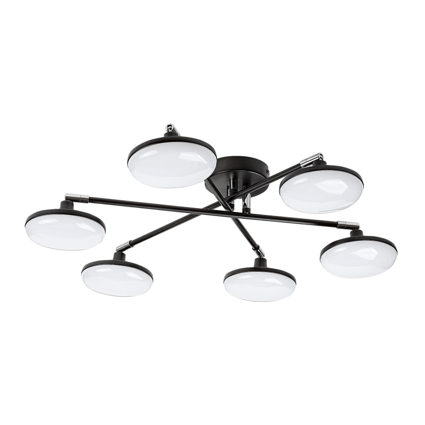 Rabalux - Lampadario a plafone LED 6xLED/4W/230V 3000K nero