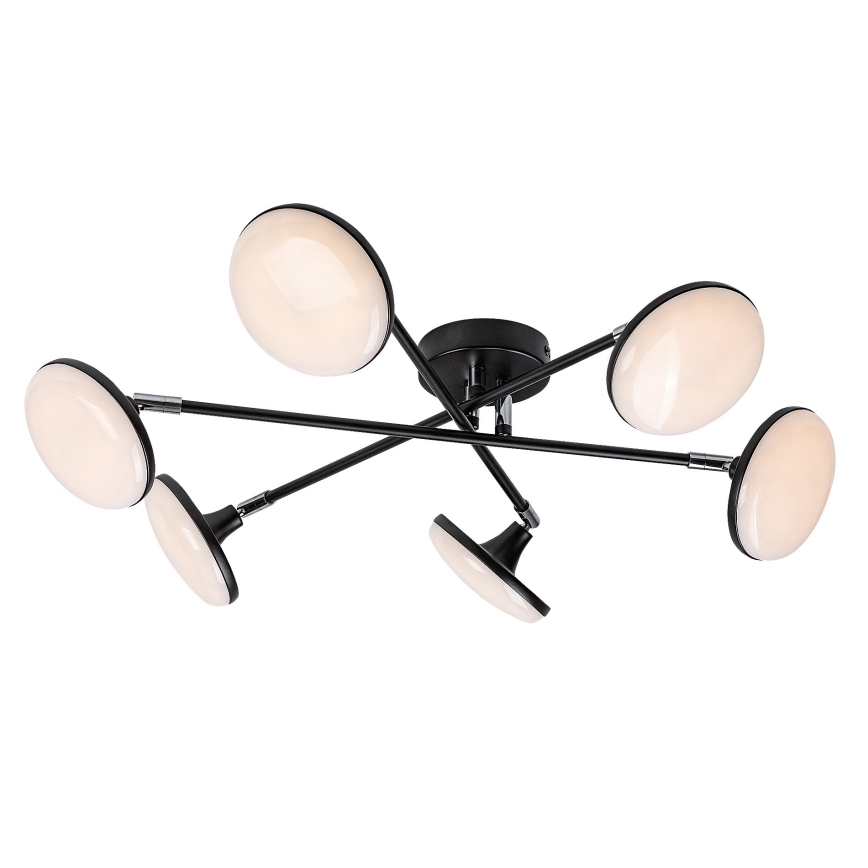 Rabalux - Lampadario a plafone LED 6xLED/4W/230V 3000K nero