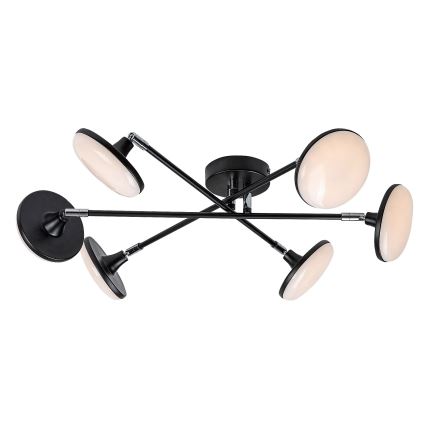 Rabalux - Lampadario a plafone LED 6xLED/4W/230V 3000K nero