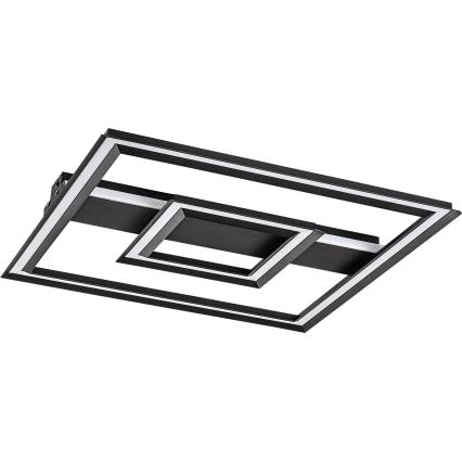 Rabalux - Plafoniera LED/48W/230V 3000K nero 48,5x48,5 cm