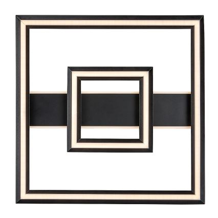 Rabalux - Plafoniera LED/48W/230V 3000K nero 48,5x48,5 cm