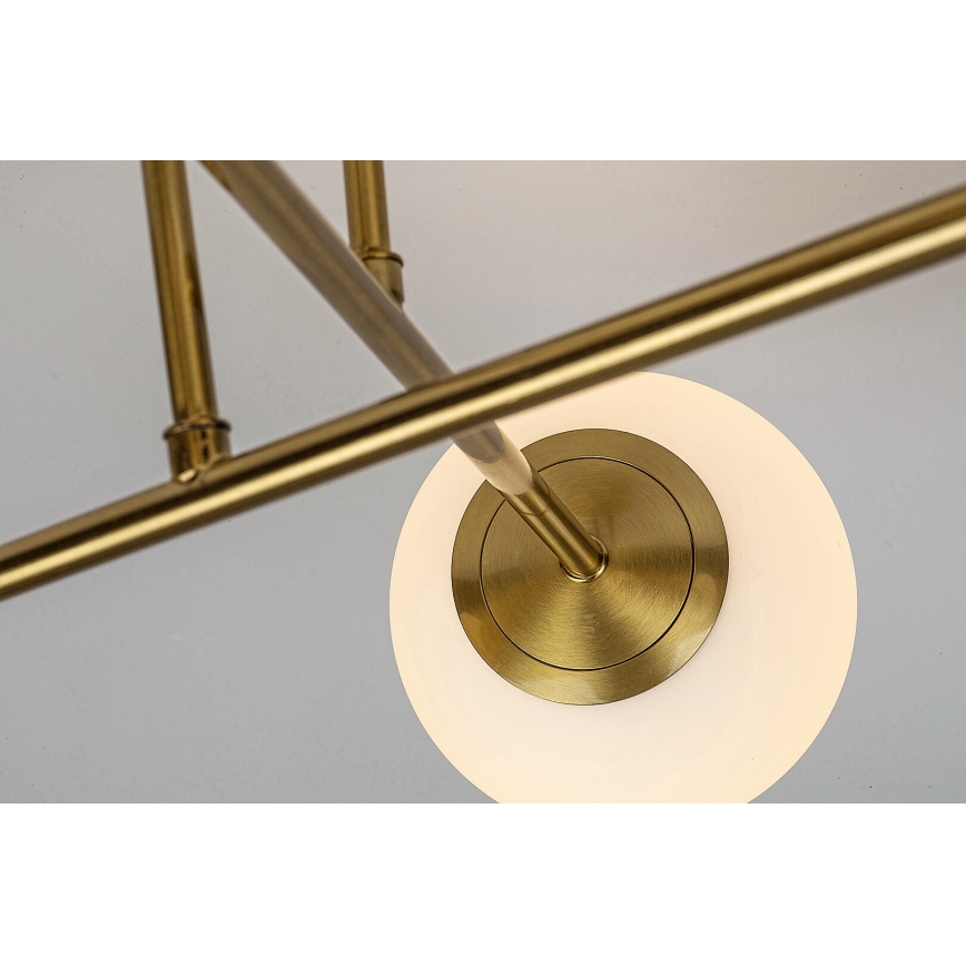 Rabalux - Lampadario a sospensione con supporto rigido 4xE27/35W/230V oro