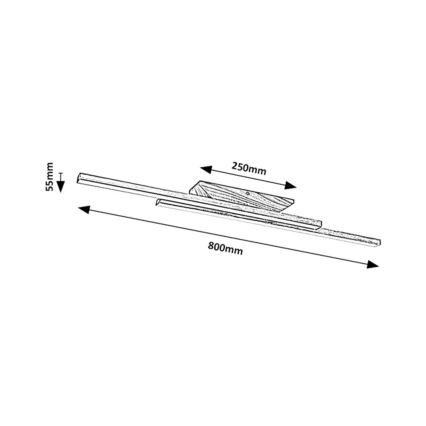 Rabalux - Plafoniera LED LED/21W/230V 4000K faggio