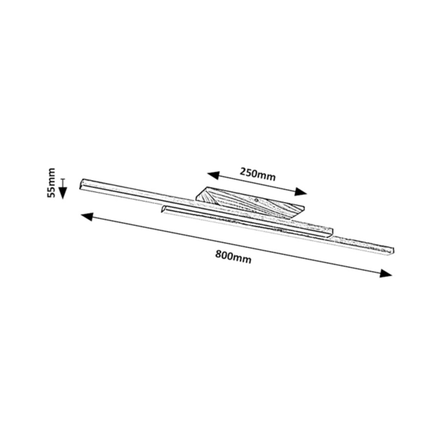 Rabalux - Plafoniera LED LED/21W/230V 4000K faggio