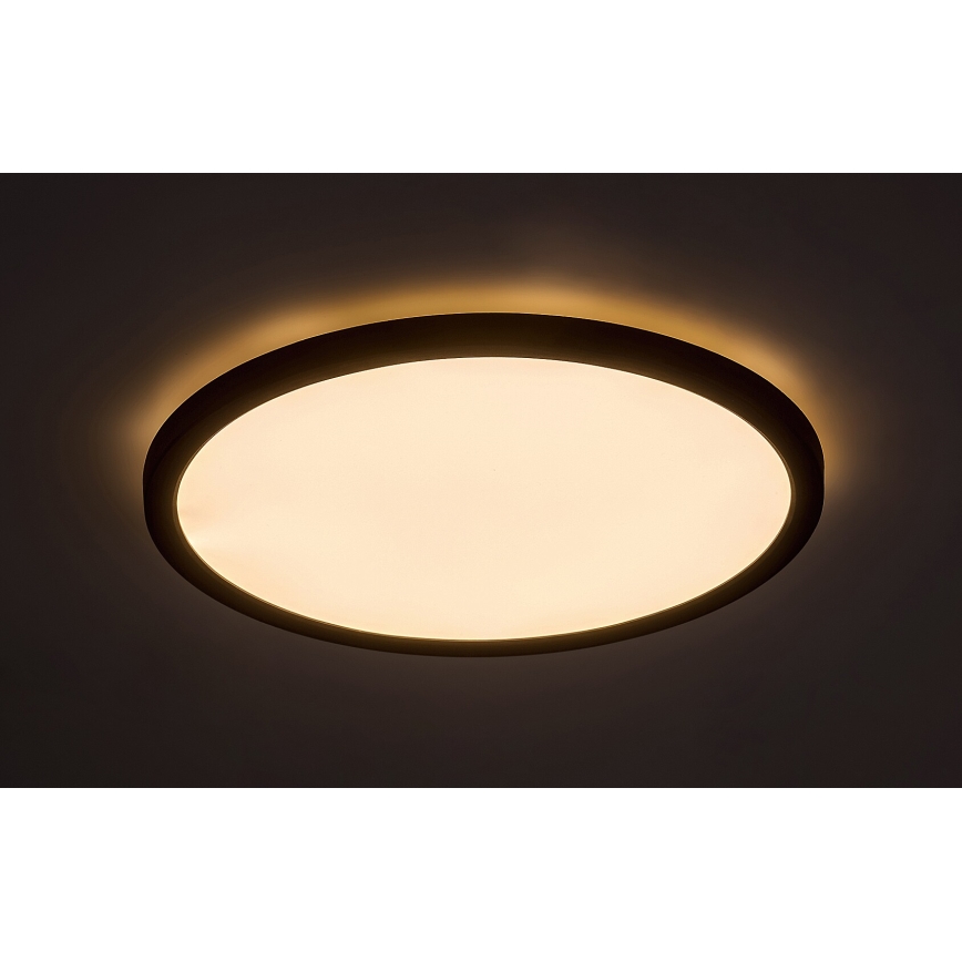 Rabalux - Plafoniera LED LED/24W/230V 3000/4000/6000K diametro 29 cm nero