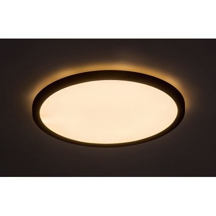 Rabalux - Plafoniera LED LED/36W/230V 3000/4000/6000K diametro 50 cm nero