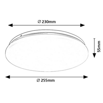 Rabalux - Plafoniera LED LED/12W/230V 3000K 25 cm