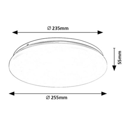 Rabalux - Plafoniera LED LED/12W/230V 4000K 25 cm