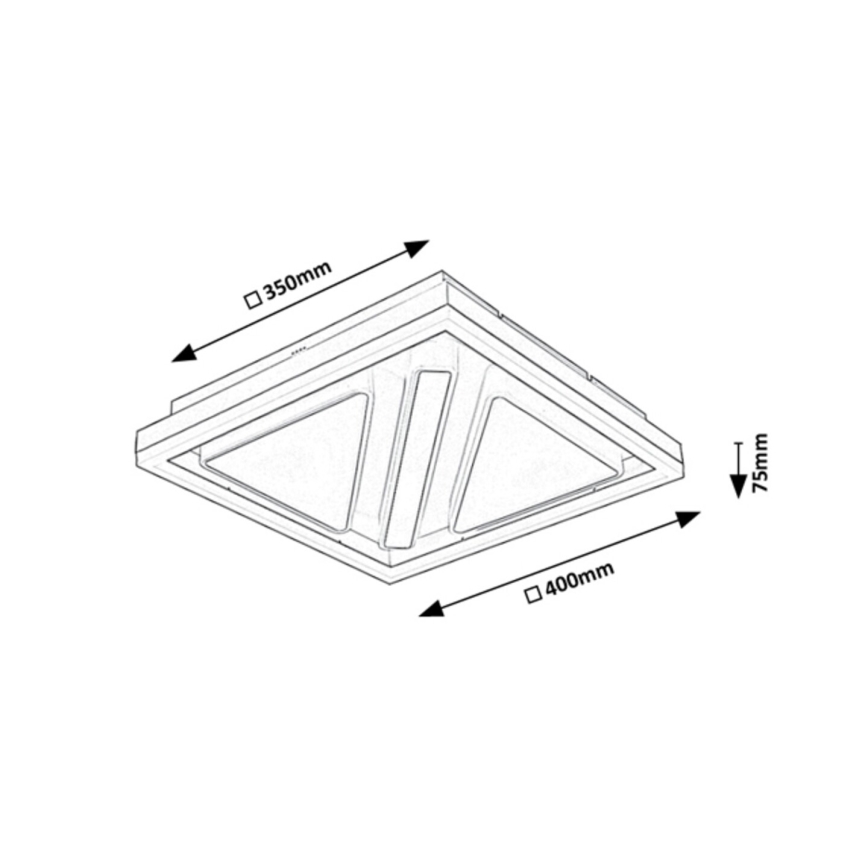 Rabalux - Lampada da soffitto dimmerabile LED/73W/230V con telecomando