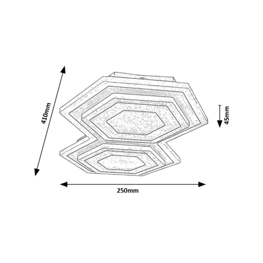 Rabalux - Plafoniera LED LED/44W/230V 3000/6000K