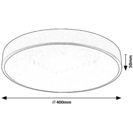 Rabalux - Plafoniera LED LED/24W/230V 4000K diametro 40 cm