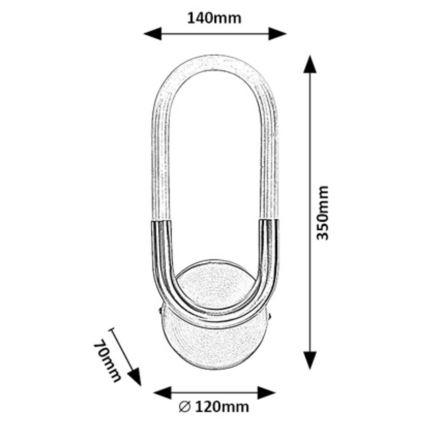 Rabalux - Applique a LED LED/9W/230V 4000K