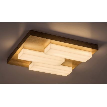 Rabalux - Plafoniera LED LED/30W/230V 3000K quercia 40x40 cm