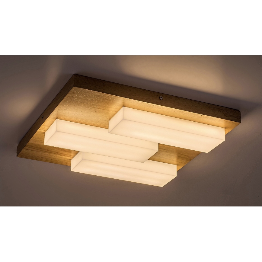 Rabalux - Plafoniera LED LED/30W/230V 3000K quercia 40x40 cm