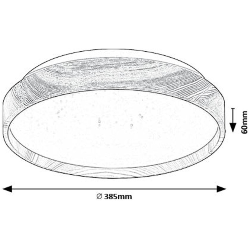 Rabalux - Plafoniera LED LED/24W/230V 3000K diametro 38 cm