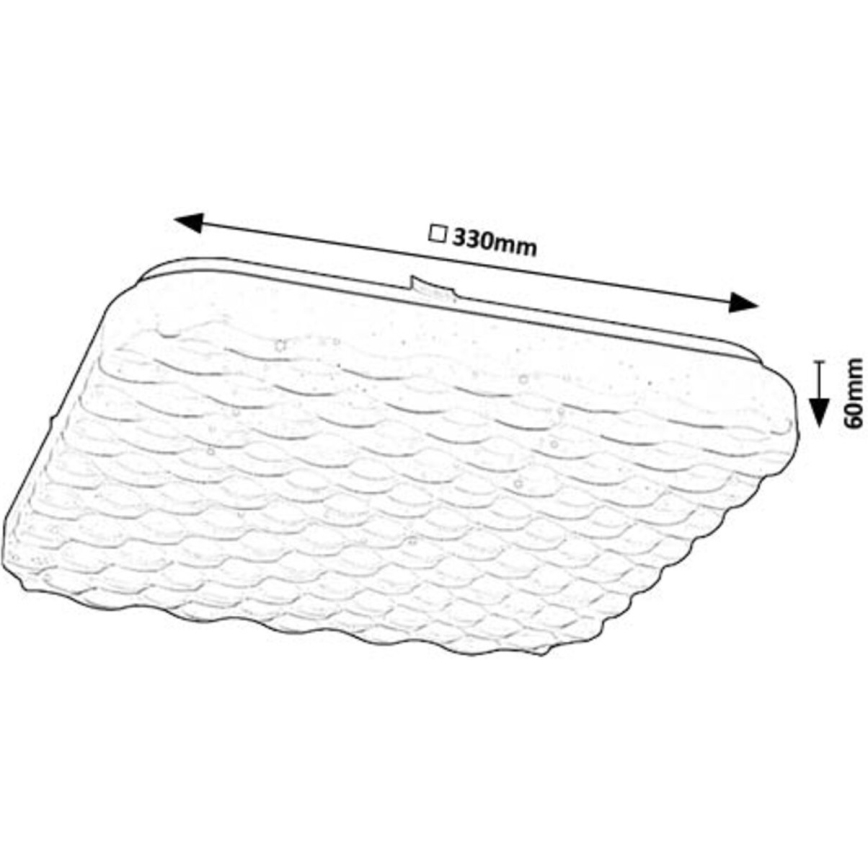 Rabalux - Plafoniera LED LED/24W/230V 4000K 33x33 cm