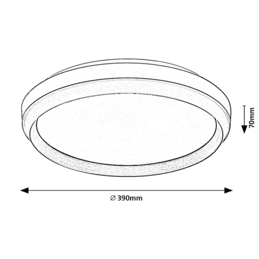 Rabalux - Plafoniera LED LED/24W/230V 3000K