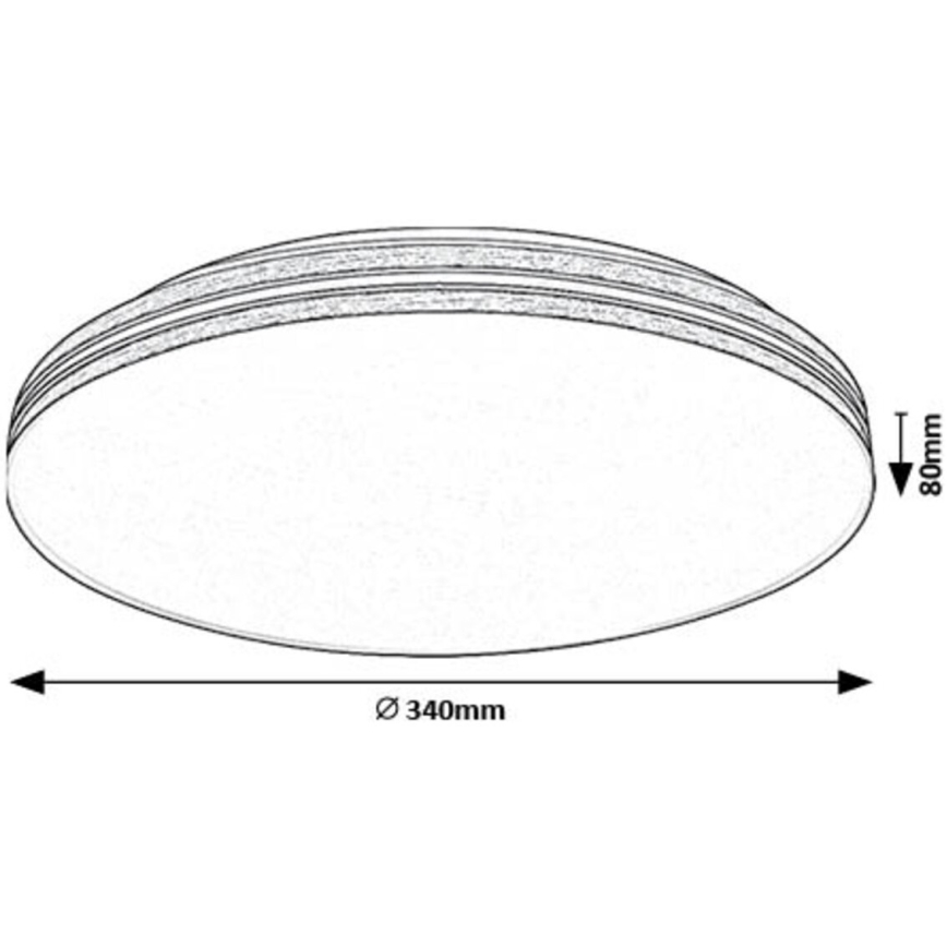 Rabalux - Plafoniera LED LED/18W/230V 4000K diametro 34 cm