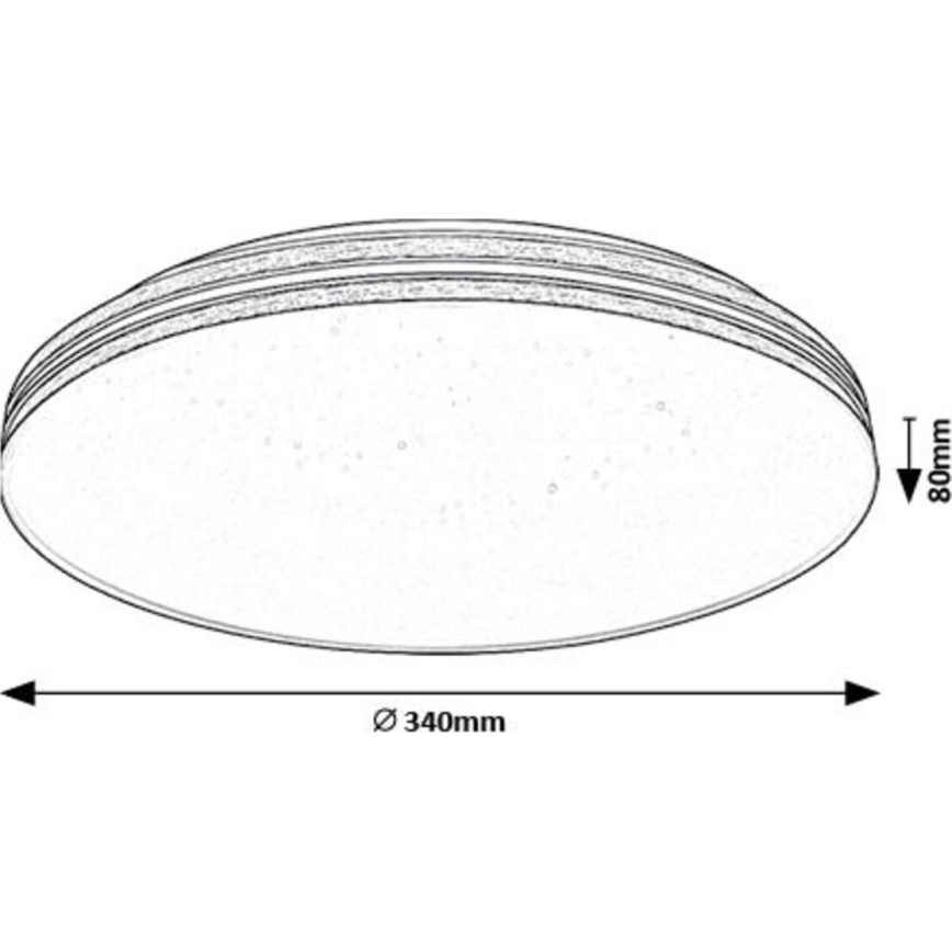 Rabalux - Plafoniera LED LED/18W/230V 3000K diametro 34 cm