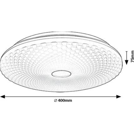 Rabalux - Plafoniera LED LED/24W/230V 4000K diametro 40 cm