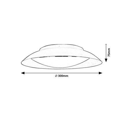 Rabalux - Plafoniera LED LED/20W/230V 3000K diametro 30 cm