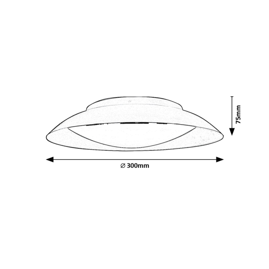 Rabalux - Plafoniera LED LED/20W/230V 3000K diametro 30 cm