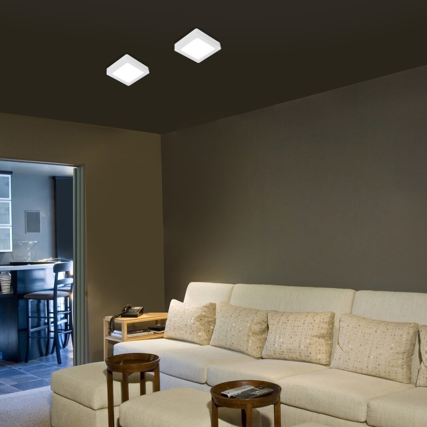 Rabalux - Plafoniera LED LED/15W/230V 4000K 16x16 cm bianco