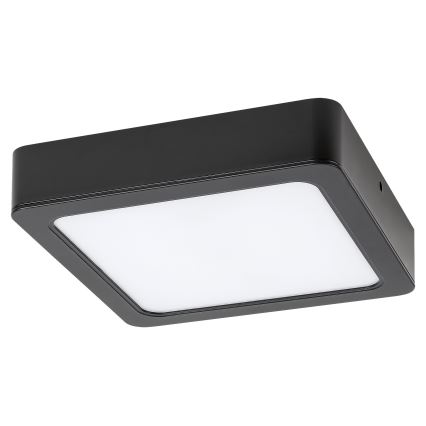 Rabalux - Plafoniera LED LED/24W/230V 4000K 22x22 cm nero