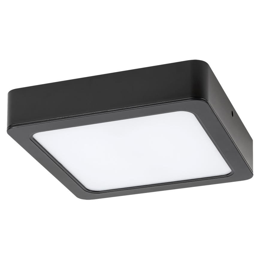 Rabalux - Plafoniera LED LED/24W/230V 4000K 22x22 cm nero