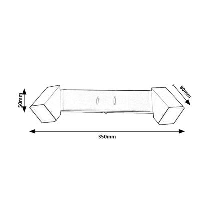 Rabalux - Applique a LED 2xLED/4W/230V 3000K