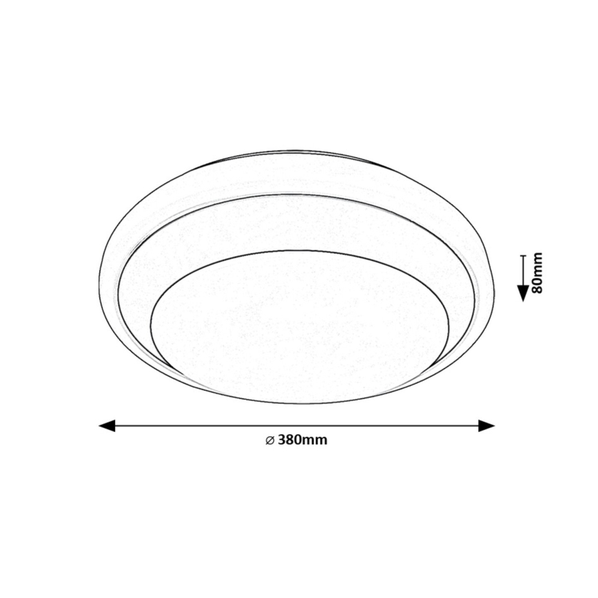 Rabalux - Plafoniera LED LED/24W/230V 4000K