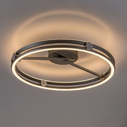 Rabalux - Plafoniera dimmerabile a LED LED/60W/230V 3000-6500K Ø 50 cm grigio + telecomando